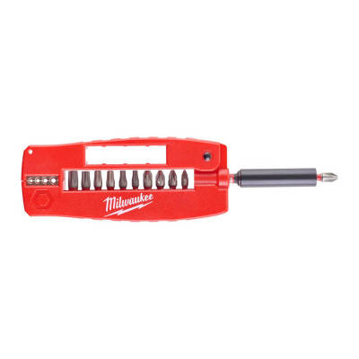 Milwaukee SHOCKWAVE Drive Guide Bits Seti 12 Parça Kablo Sıyırıcılı 4932430910 - 1