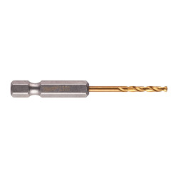 Milwaukee SHOCKWAVE HSS-G TiN Hex Metal Matkap Ucu 2,5 x 62 mm 2'li 48894704 - 2