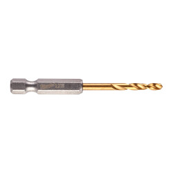 Milwaukee SHOCKWAVE HSS-G TiN Hex Metal Matkap Ucu 3,2 x 66,5 mm 2'li 48894706 - 2