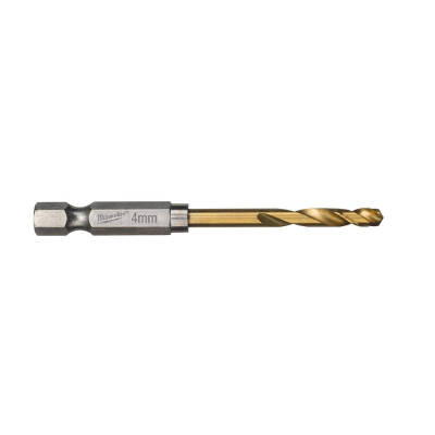 Milwaukee SHOCKWAVE HSS-G TiN Hex Metal Matkap Ucu 4 x 71,5 mm 2'li 48894708 - 2