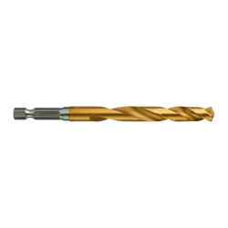 Milwaukee SHOCKWAVE HSS-G TiN Hex Metal Matkap Ucu 9 x 117 mm 48894721 - 1