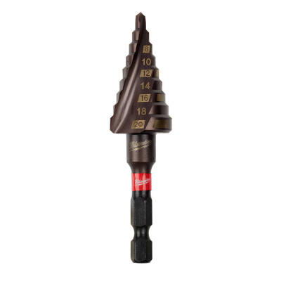 Milwaukee SHOCKWAVE Kademeli Matkap Ucu Hex 4-20 mm 48899263 - 1