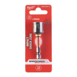Milwaukee SHOCKWAVE Manyetik Lokma Uç 13 mm x 65 mm 1/4 Hex 4932492443 - Milwaukee