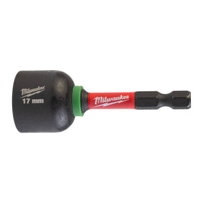 Milwaukee SHOCKWAVE Manyetik Lokma Uç 17 mm x 65 mm 1/4 Hex 4932492444 - 1