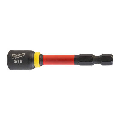 Milwaukee SHOCKWAVE Manyetik Lokma Uç 5/16 inç x 65 mm 1/4 Hex 4932492438 - 1