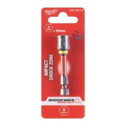 Milwaukee SHOCKWAVE Manyetik Lokma Uç 8 mm x 65 mm 1/4 Hex 4932492439 - Milwaukee