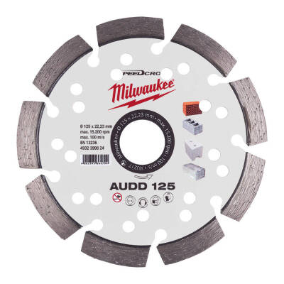 Milwaukee SPEEDCROSS AUDD Elmas Kesme Diski 125 mm 4932399824 - 1