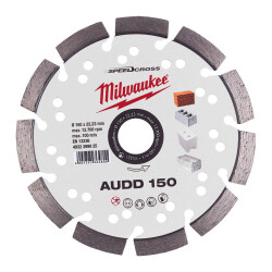Milwaukee SPEEDCROSS AUDD Elmas Kesme Diski 150 mm 4932399825 - Milwaukee