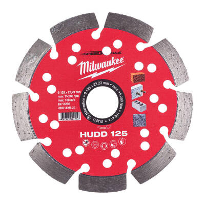 Milwaukee SPEEDCROSS HUDD Elmas Kesme Diski 125 mm 4932399820 - 1