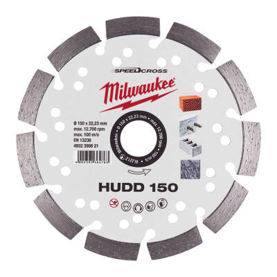 Milwaukee SPEEDCROSS HUDD Elmas Kesme Diski 150 mm 4932399821 - 1