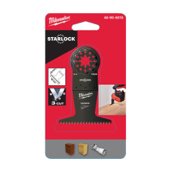 Milwaukee Starlock Ahşap Dalma Kesme Bıçağı Hızlı Kesim 65 mm 48906015 - 5