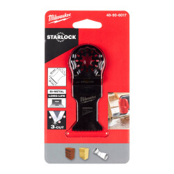 Milwaukee Starlock Ahşap Dalma Kesme Bıçağı Hızlı Kesim Bi-Metal 35 mm 48906017 - Milwaukee