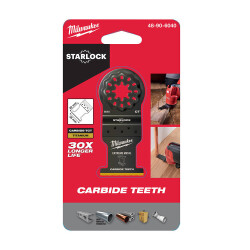 Milwaukee Starlock Çok Malzemeli Dalma Kesme Bıçağı TCT Ahşap ve Metal 35 mm 48906040 - Milwaukee