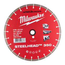 Milwaukee STEELHEAD Elmas Metal Kesme Diski 350 mm 4932471988 - 2