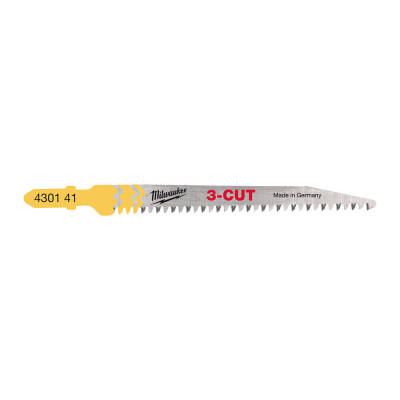 Milwaukee T234X 3-Cut Hızlı ve Temiz Ahşap Dekupaj Testere Bıçağı 91 mm 5'li 4932430141 - 2