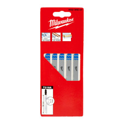 Milwaukee T318A Metal Dekupaj Testere Bıçağı 105 mm 5'li 4932399307 - Milwaukee