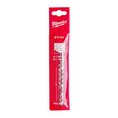 Milwaukee TCT Buat Ucu Merkezleme Ucu 8 x 120 mm 4932399125 - 1