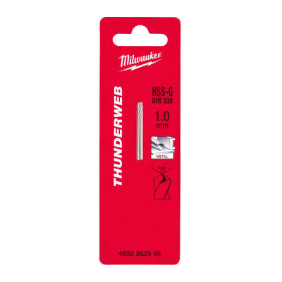 Milwaukee THUNDERWEB HSS-G Metal Matkap Ucu 1,0 x 34 mm 2'li 4932352345 - 1
