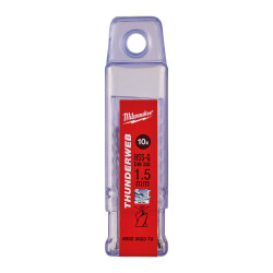 Milwaukee THUNDERWEB HSS-G Metal Matkap Ucu 1,5 x 40 mm 10'lu 4932352378 - Milwaukee