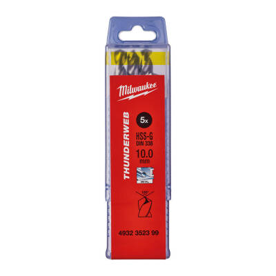 Milwaukee THUNDERWEB HSS-G Metal Matkap Ucu 10 x 133 mm 5'li 4932352399 - 1
