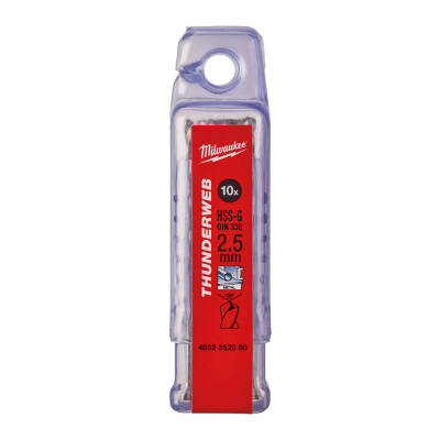 Milwaukee THUNDERWEB HSS-G Metal Matkap Ucu 2,5 x 57 mm 10'lu 4932352380 - 1