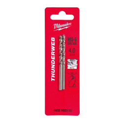 Milwaukee THUNDERWEB HSS-G Metal Matkap Ucu 4,0 x 75 mm 2'li 4932352352 - Milwaukee