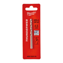 Milwaukee THUNDERWEB HSS-G Metal Matkap Ucu 4,5 x 80 mm 4932352354 - Milwaukee