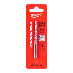 Milwaukee THUNDERWEB HSS-G Metal Matkap Ucu 5,0 x 86 mm 4932352356 - Milwaukee