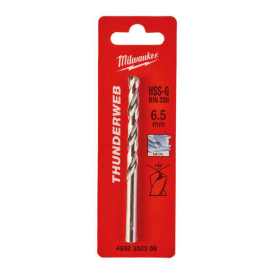 Milwaukee THUNDERWEB HSS-G Metal Matkap Ucu 6,5 x 101 mm 4932352359 - 1