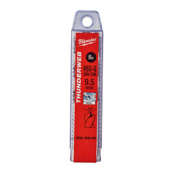 Milwaukee THUNDERWEB HSS-G Metal Matkap Ucu 9,5 x 125 mm 5'li 4932352398 - Milwaukee
