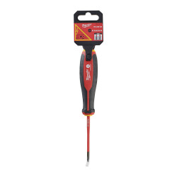 Milwaukee Tri-Lobe VDE 1000 V Düz Tornavida SL 0,4 x 2,5 mm x 75 mm 4932478712 - Milwaukee