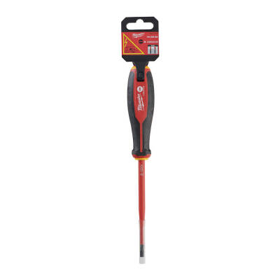 Milwaukee Tri-Lobe VDE 1000 V Düz Tornavida SL 1,0 x 5,5 mm x 125 mm 4932478716 - 1