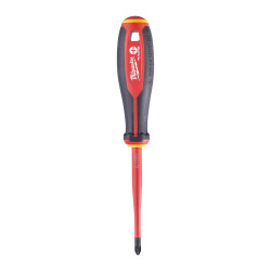 Milwaukee Tri-Lobe VDE 1000 V Pozidriv-Düz Klemens Tornavida PZ/SL2 x 100 mm 4932478736 - 2