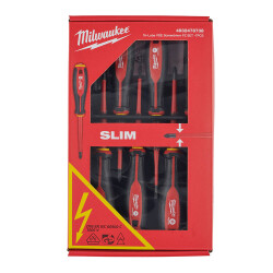 Milwaukee Tri-Lobe VDE 1000 V Pozidriv Tornavida Seti 7 Parça 4932478738 - Milwaukee