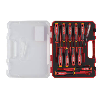 Milwaukee Tri-Lobe VDE 1000 V Tornavida Seti 12 Parça 4932479095 - 1