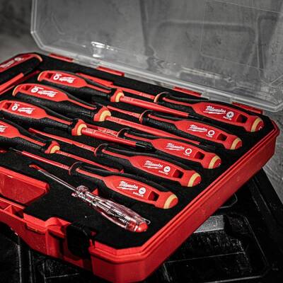 Milwaukee Tri-Lobe VDE 1000 V Tornavida Seti 12 Parça 4932479095 - 2