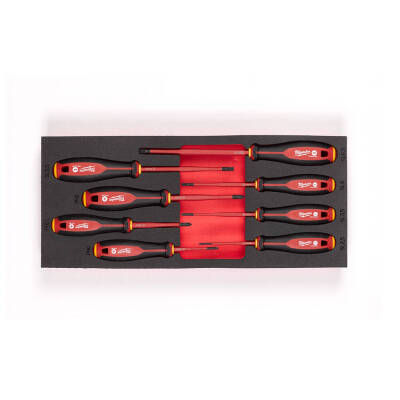 Milwaukee Tri-Lobe VDE Tornavida Seti 8 Parça Süngerli 4932493249 - 2