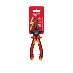 Milwaukee VDE 1000 V 45° Açılı Yuvarlak Uçlu Kargaburun 205 mm 4932464565 - Milwaukee