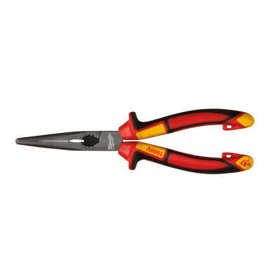 Milwaukee VDE 1000 V 45° Açılı Yuvarlak Uçlu Kargaburun 205 mm 4932464565 - 2
