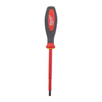 Milwaukee VDE 1000 V Düz Tornavida SL 1,0 x 5,5 mm x 125 mm 4932464038 - 1