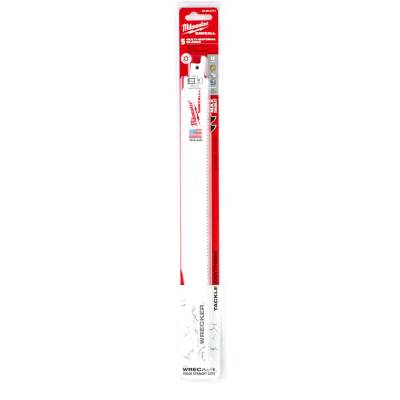 Milwaukee WRECKER Çok Amaçlı Yıkım Kılıç Testere Bıçağı 300 mm 7/11 TPI 5'li 48475711 - 1