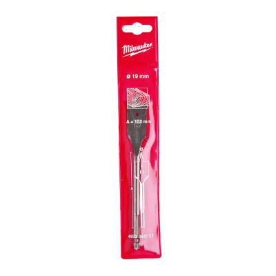 Milwaukee Yaprak (Lama) Ahşap Matkap Ucu 19 x 152 mm 4932363137 - 1