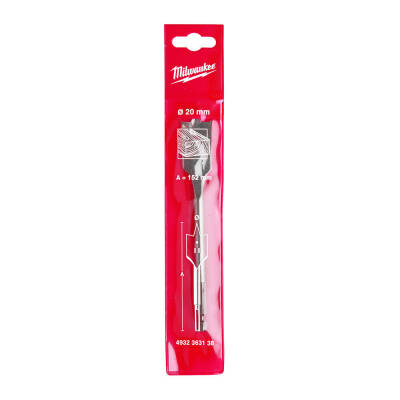 Milwaukee Yaprak (Lama) Ahşap Matkap Ucu 20 x 152 mm 4932363138 - 1