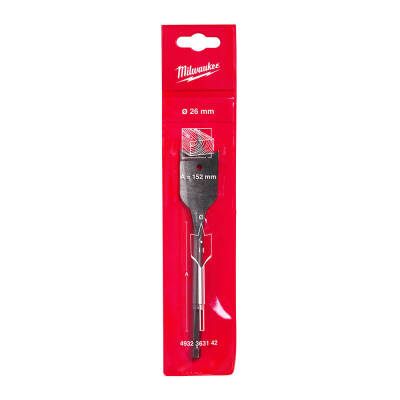 Milwaukee Yaprak (Lama) Ahşap Matkap Ucu 26 x 152 mm 4932363142 - 1