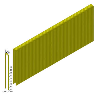 Milwaukee Zımba Teli 5,7 x 1,25 x 15 mm M18 FNCS18GS İçin 4932478389 - 1