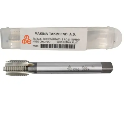 MTE HSSE Düz Kanallı Makine Kılavuzu DIN 376C Normal Diş M14-M24 - 1