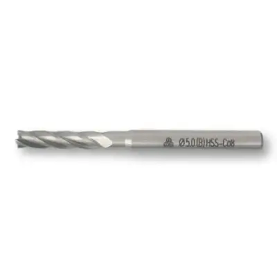 MTE HSSE Parmak Freze Uzun DIN 844 Silindirik Saplı 5-16 mm - 1