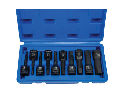 NT Tools 1/2 inç CrMo Darbeli Allen Lokma Seti 10 Parça H5-H19 NDSET12AL - 1