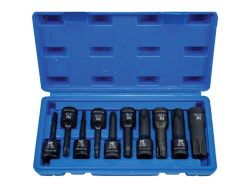 NT Tools 1/2 inç CrMo Darbeli Torx Lokma Seti 10 Parça T30-T100 NDSET12T - NT Tools
