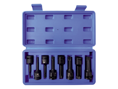 NT Tools 1/2 inç CrMo M Tipi XZN ve Spline Uzun Lokma Seti 8 Parça NTZSETU12M - 1